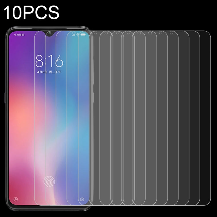 10 PCS 0.26mm 9H 2.5D Tempered Glass Film for Xiaomi Mi 9 SE, For Mi 9 SE (10 PCS)