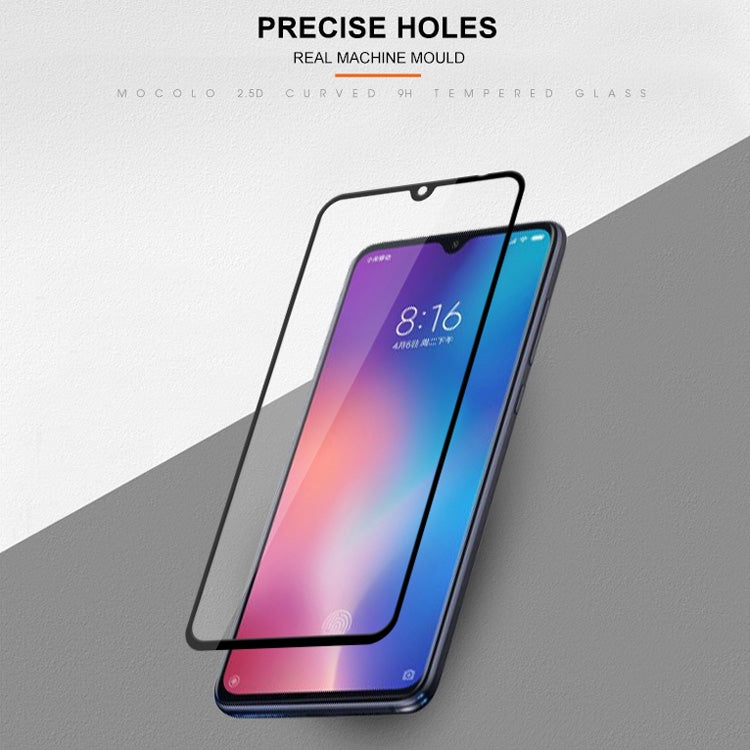 mocolo 0.33mm 9H 2.5D Silk Print Tempered Glass Film for Xiaomi Mi 9, Xiaomi Mi 9