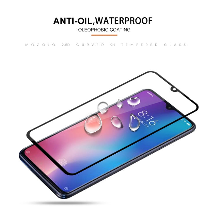 mocolo 0.33mm 9H 2.5D Silk Print Tempered Glass Film for Xiaomi Mi 9, Xiaomi Mi 9