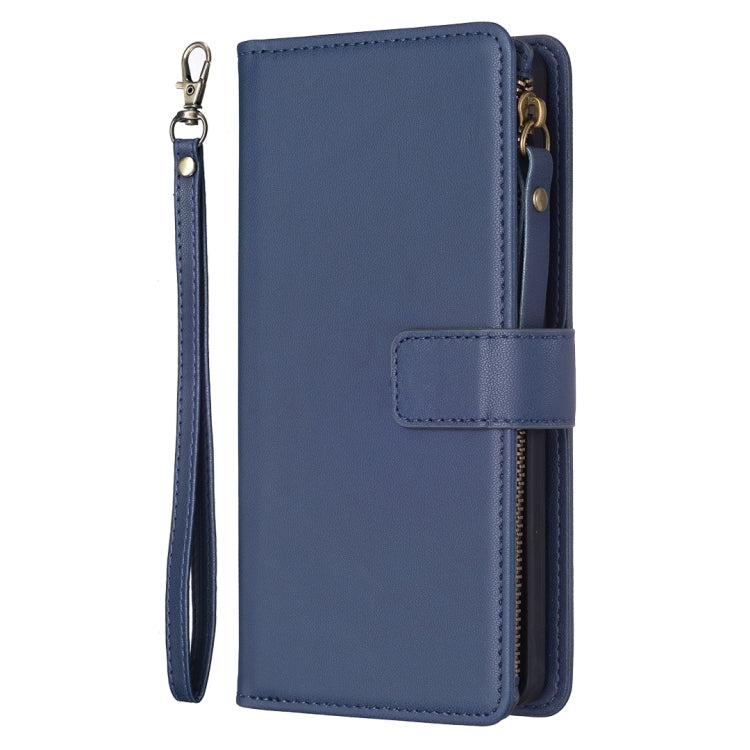 9 Card Slots Zipper Wallet Leather Flip Phone Case For OPPO A16 / A16s / A54s / A55 5G / A54 4G, For OPPO A16 / A16s / A54s / A55 5G / A54 4G