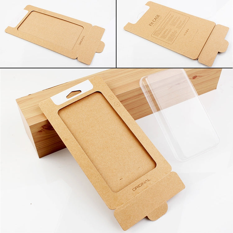 50 PCS High Quality Cellphone Case Kraft Paper Package Box for iPhone (4.7 inch)Available Size: 148mm x 78mm x 7mm, 148mm x 78mm x 7mm(Black)