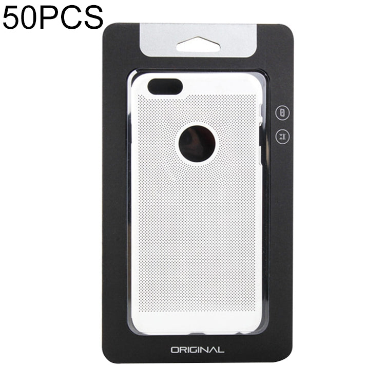 50 PCS High Quality Cellphone Case Kraft Paper Package Box for iPhone (5.5 inch) Available Size: 164mm x 89mm x 7mm, 164mm x 89mm x 7mm(Black)