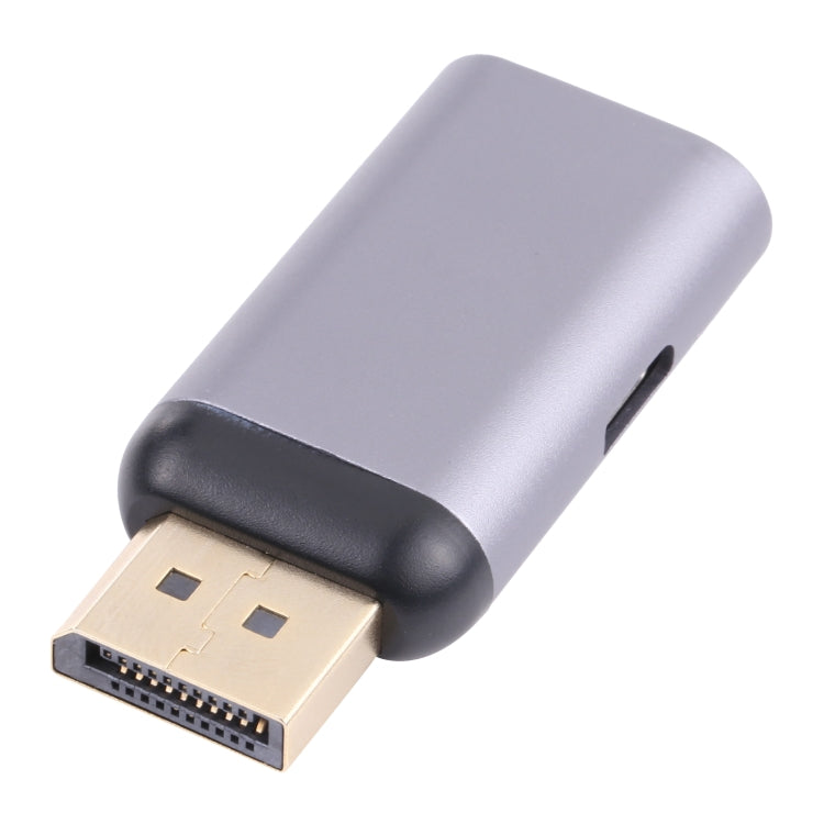 2 in 1 4K 60Hz DP Male to USB-C / Type-C Charging + USB-C / Type-C Female Adapter, DP