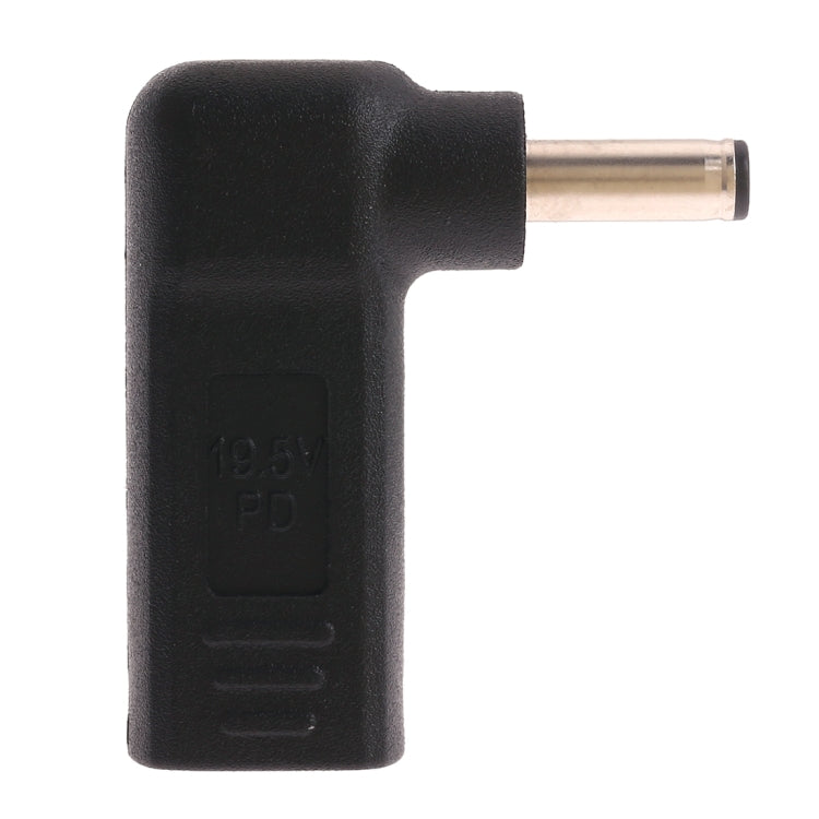 USB-C / Type-C Female to 4.5 x 3.0mm Male Plug Elbow Adapter Connector, 4.5 x 3.0mm Elbow Black, 4.5 x 3.0mm Elbow Blue