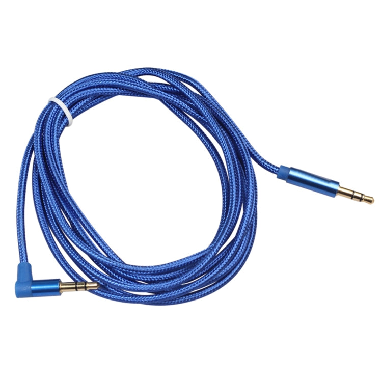AV01 3.5mm Male to Male Elbow Audio Cable, Length: 2m, 2m