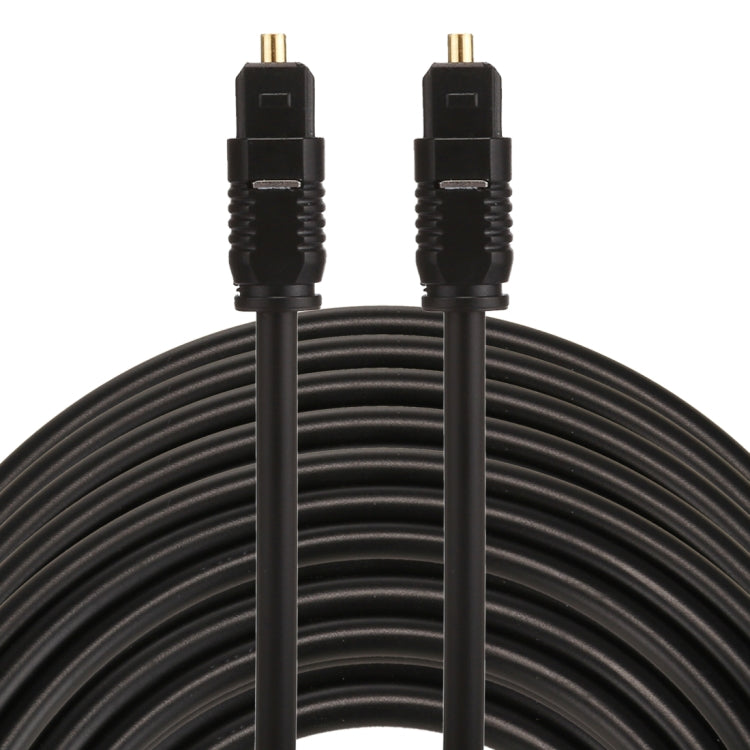 EMK 30m OD4.0mm Toslink Male to Male Digital Optical Audio Cable, Length: 30m