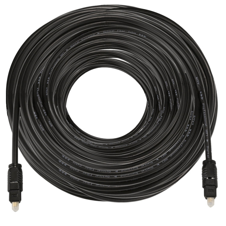 EMK 30m OD4.0mm Toslink Male to Male Digital Optical Audio Cable, Length: 30m