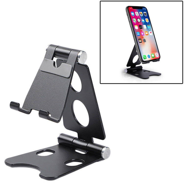 ROOSTAND R2 Aluminum Alloy Mobile Desktop Tablet Bracket Double Folding Lazy Artifact, Size: 6.4x7x9cm, R2  Silver, R2 Black, R2 Champagne Gold, R2  Rose Gold, R2  Rose Red
