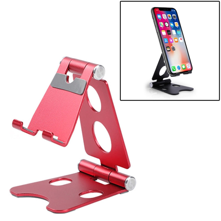 ROOSTAND R2 Aluminum Alloy Mobile Desktop Tablet Bracket Double Folding Lazy Artifact, Size: 6.4x7x9cm, R2  Silver, R2 Black, R2 Champagne Gold, R2  Rose Gold, R2  Rose Red