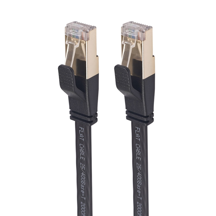 CAT8-2 Double Shielded CAT8 Flat Network LAN Cable, Length: 20m, 20m