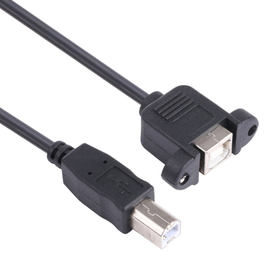 USB BM to BF Printer Extension Cable with Screw Hole, Length: 50cm, USB-B Male to USB-B Female, 50cm