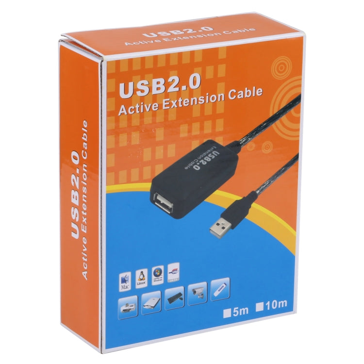 USB 2.0 Extension Cable, Length: 10m, Extension Cable, Length: 10m