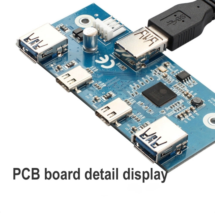 2 x USB 3.0 + 2 x USB-C / Type-C Floppy Drive Front Panel, 2 x USB 3.0 + 2 x Type-C