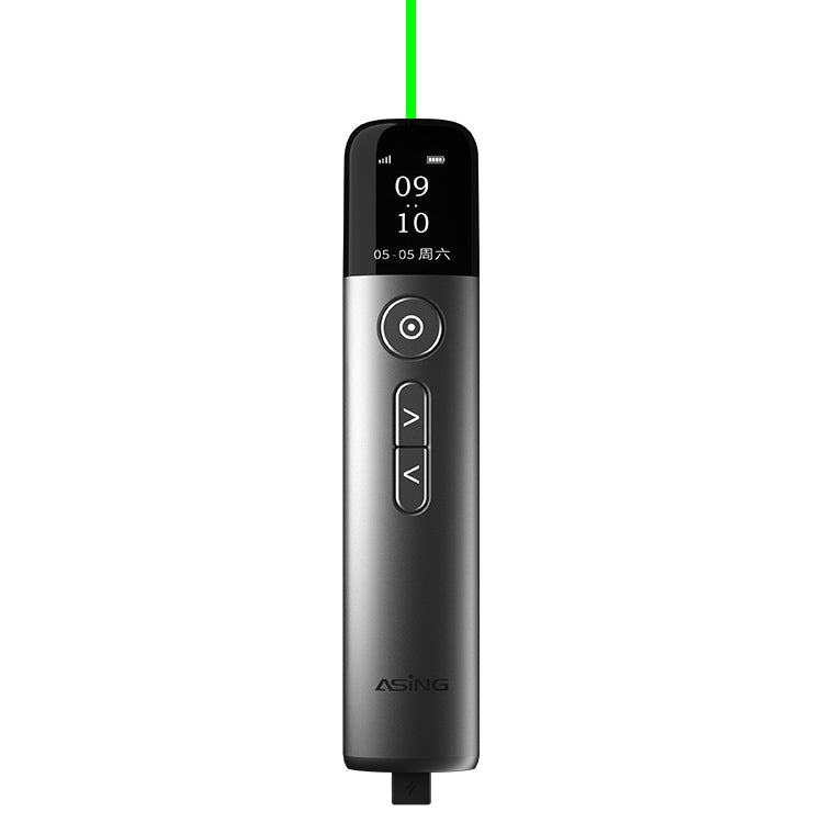 32GB Green Light Multifunctional PPT Touch Laser Page Turning Pen Wireless Presenter, A9 Pro 32GB Green Light(Grey), A9 32GB Green Light(Blue)