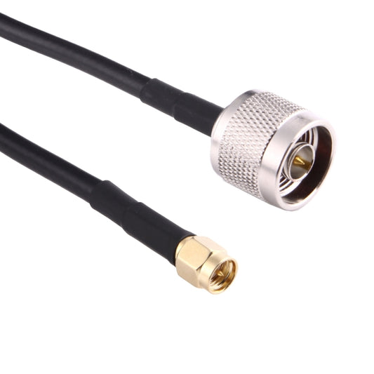 15m SMA Male to N Male Antenna Pigtail Cable Extension Coax RF Jumper Cable, 15m SMA Male to N Male