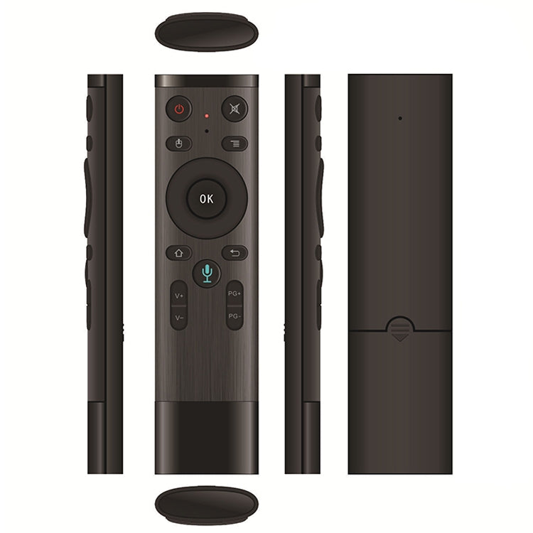 Q5 Gyroscope + Voice Foreign Version USB 2.4G Wireless Voice Flying Mouse Remote Control, Support Set-Top Box / Computer, Gyroscope + Voice