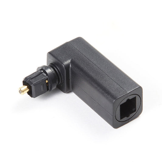 EMK 360 Degree Male to Female Conversion Head Optical Fiber Adapter Audio Adapter, 360 Degree Male to Female
