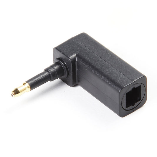 EMK 90 Degree Male to Female Conversion Head Optical Fiber Adapter Audio Adapter, 90 Degree Male to Female