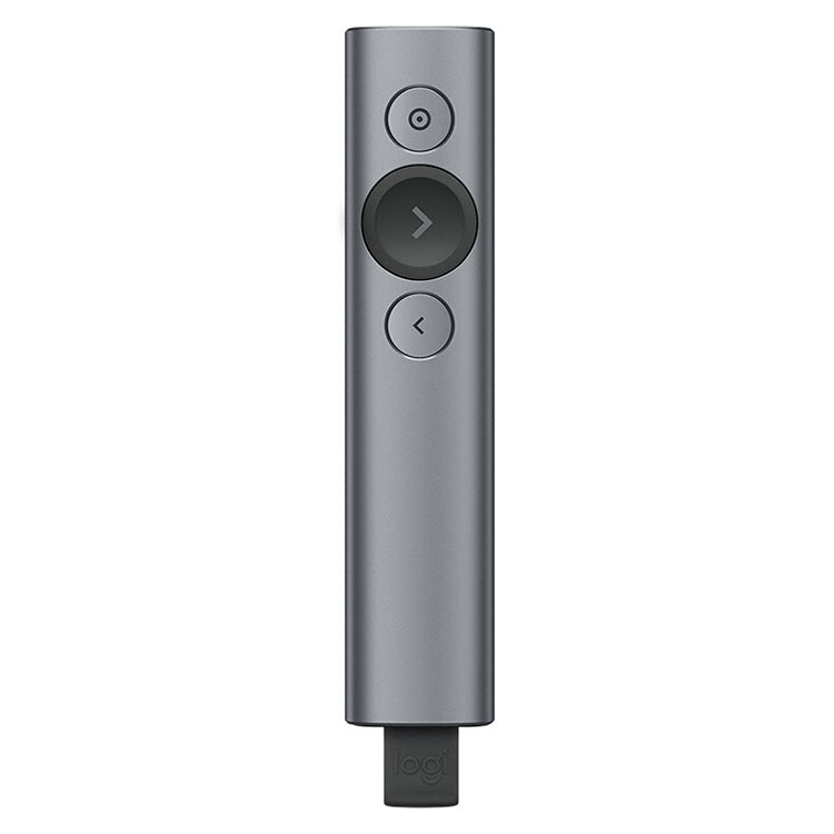 Logitech Spotlight 2.4Ghz USB Wireless Presenter PPT Remote Control Flip Pen, Spotlight (Grey), Spotlight (Gold)