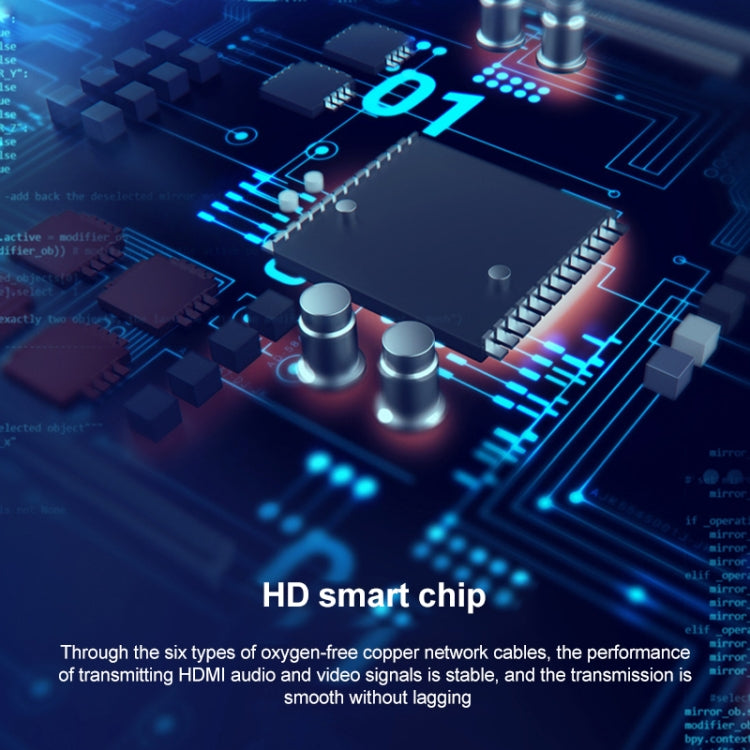 BOWU BW-HE60U 60m HDMI to RJ45 Network Extender, 1080P 60m