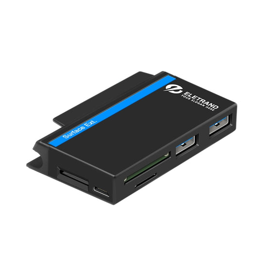 ROCKETEK RT-SGO737 2 USB 3.0 + Micro USB Interface Hub for Microsoft Surface Go, with 2 TF Card & SD Card Slots, RT-SGO737