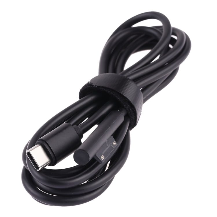 Surface Pro 7 / 6 / 5 to USB-C / Type-C Male Interfaces Power Adapter Charger Cable for Microsoft Surface Pro 7 / 6 / 5 / 4 / 3 / Microsoft Surface Go, Type-C to Microsoft Surface