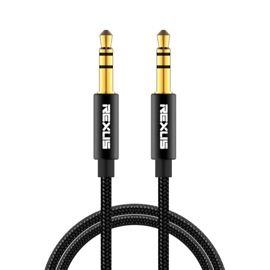 REXLIS 3629 3.5mm Male to Male Car Stereo Gold-plated Jack AUX Audio Cable for 3.5mm AUX Standard Digital Devices, Length: 1.8m, Length: 1.8m