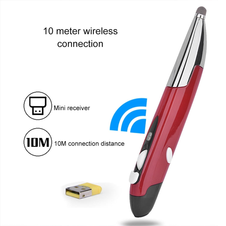 PR-06S 4-keys Smart Wireless Optical Mouse with Stylus Pen Function, Support Voice Operation / Translation, Support Voice Operation / Translation Red, Support Voice Operation / Translation Grey, Support Voice Operation / Translation Blue