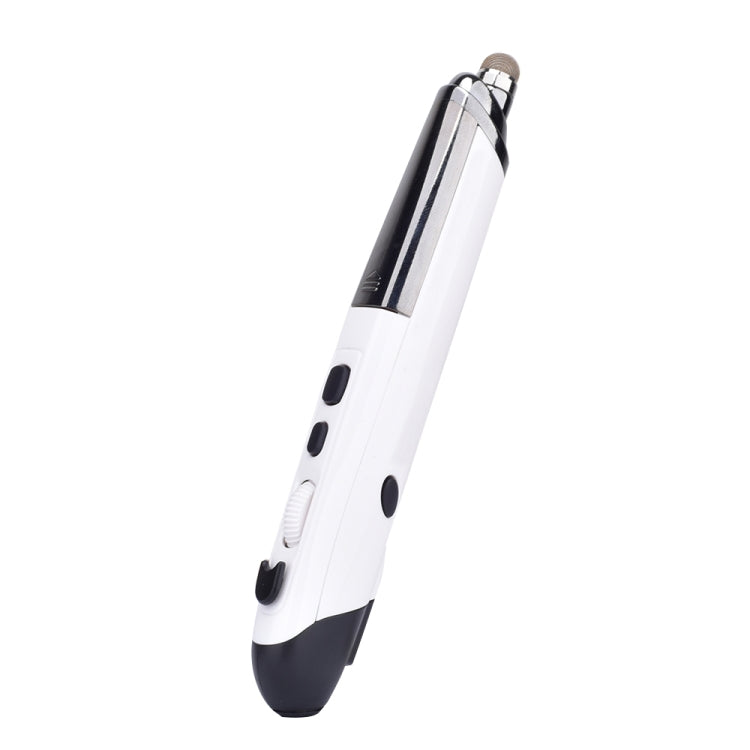 PR-08 6-keys Smart Wireless Optical Mouse with Stylus Pen & Laser Function, Laser Function White, Laser Function Black, Laser Function Grey, Laser Function Blue, Laser Function Red