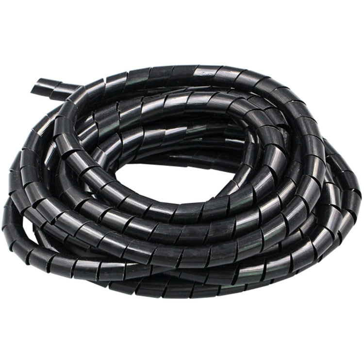 7m PE Spiral Pipes Wire Winding Organizer Tidy Tube, Nominal Diameter: 12mm, 12mm / 7m Length, 12mm  / 7m Length