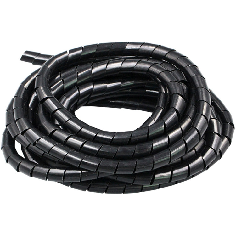 4m PE Spiral Pipes Wire Winding Organizer Tidy Tube, Nominal Diameter: 16mm, 16mm / 4m Length, 16mm  / 4m Length