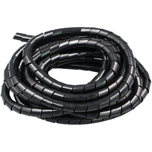 4m PE Spiral Pipes Wire Winding Organizer Tidy Tube, Nominal Diameter: 16mm, 16mm / 4m Length, 16mm  / 4m Length