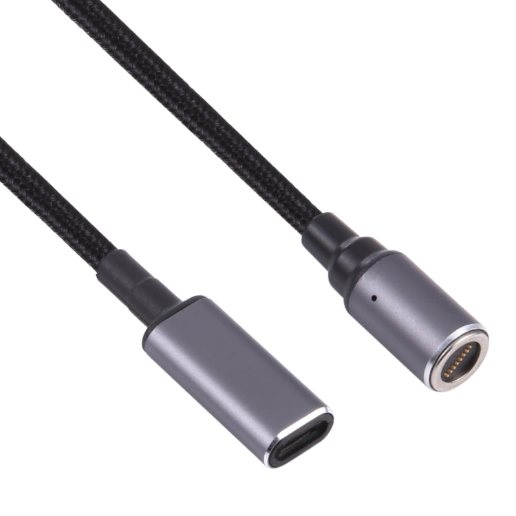 USB-C / Type-C Female to 8 Pin Magnetic DC Round Head Free Plug Charging Adapter Cable, Type-C to Magnetic Round Head