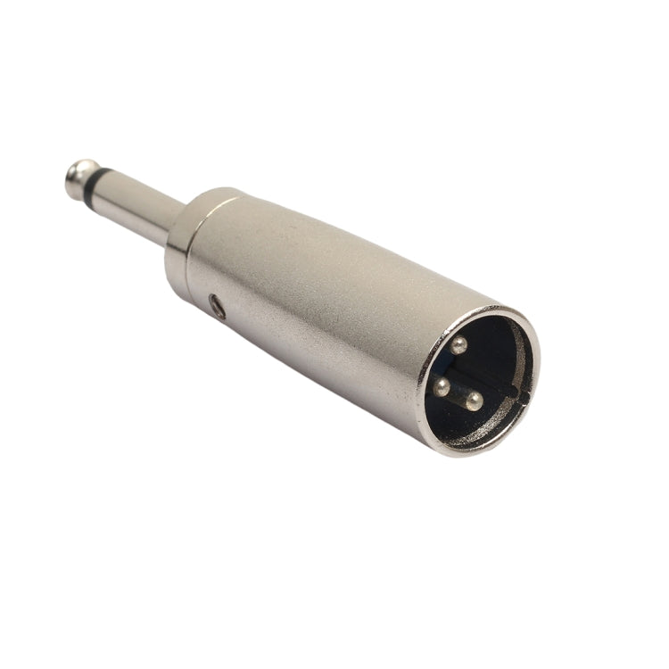 5 PCS 6.35mm to 3 Pin XLR Plug Male Audio Converter Connector