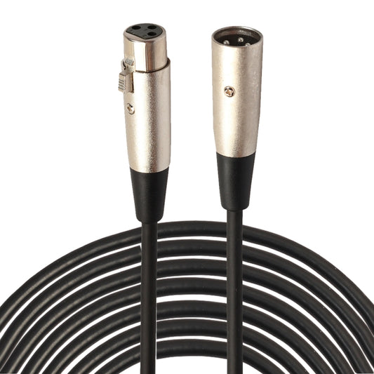 15m 3-Pin XLR Male to XLR Female MIC Shielded Cable Microphone Audio Cord, Length: 15m