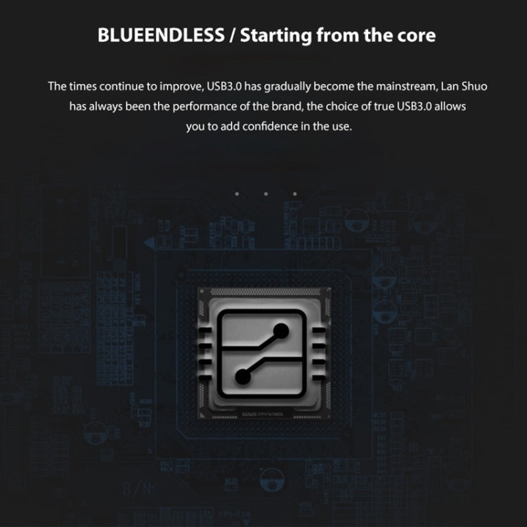 Blueendless U23Q SATA 2.5 inch Micro B Interface HDD Enclosure with USB-C / Type-C to USB-C / Type-C Cable, Support Thickness: 1cm or less, Type-C  (1cm)