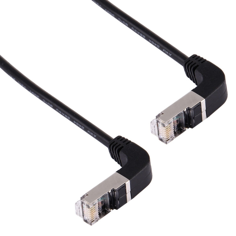 1m RJ45 Male Bent Down to RJ45 Male Bent Down Network LAN Cable, 1m Bent Down to Bent Down