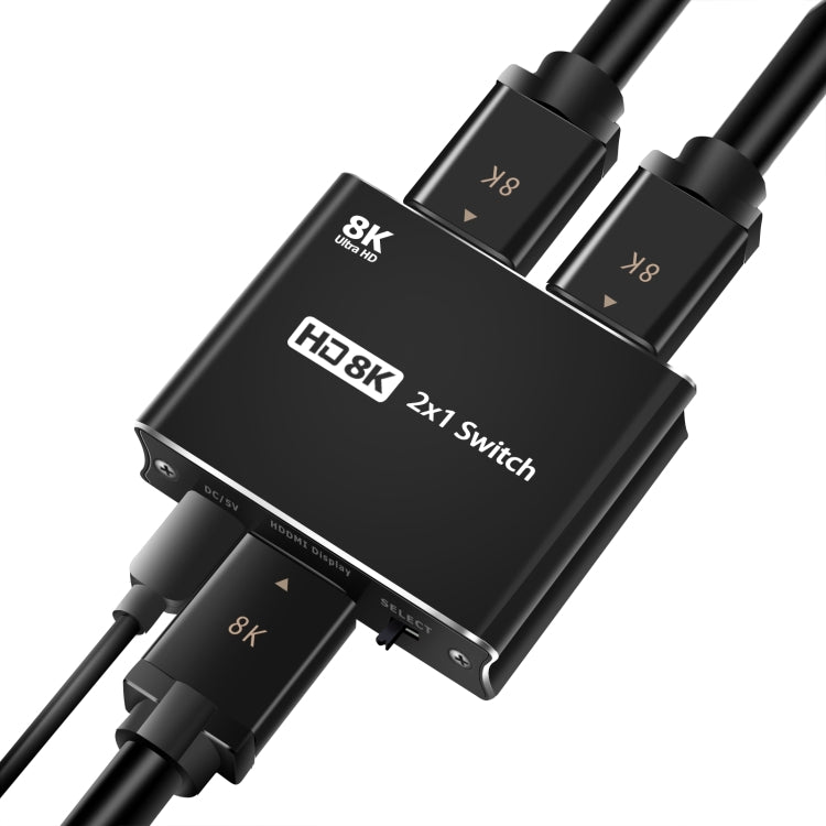 NK-W80 8K UHD HDMI 2X1 One-way Switch, NK-W80