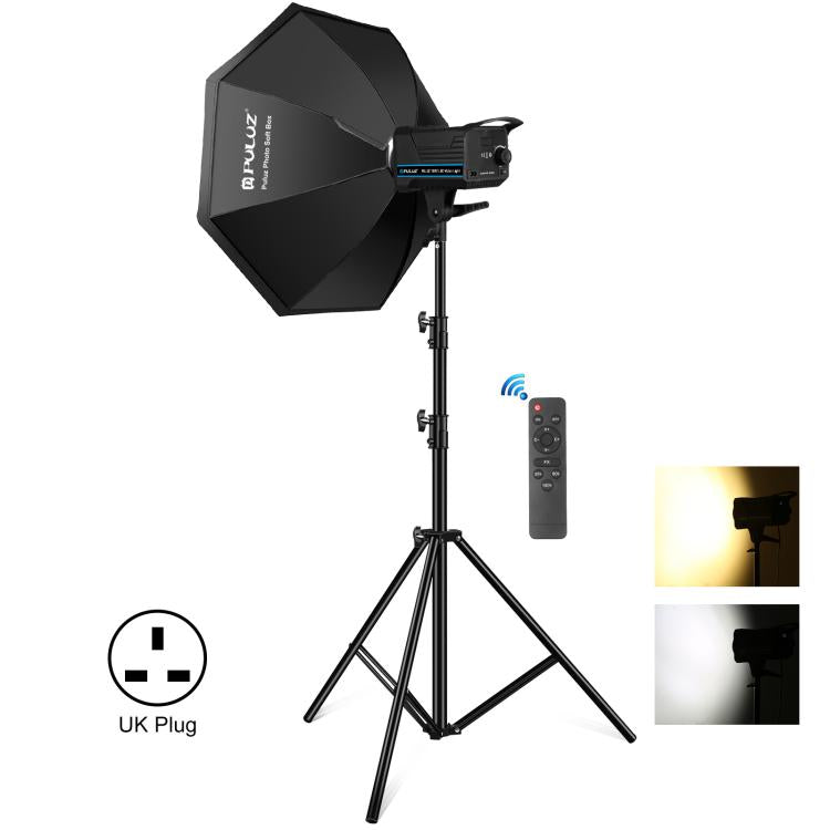 PULUZ 120W Photo Studio Strobe Flash Light Kit with Softbox Reflector & Tripod, 120W 2700K-6500K Light Kit US Plug, 120W 2700K-6500K Light Kit UK Plug, 120W 2700K-6500KK Light Kit EU Plug