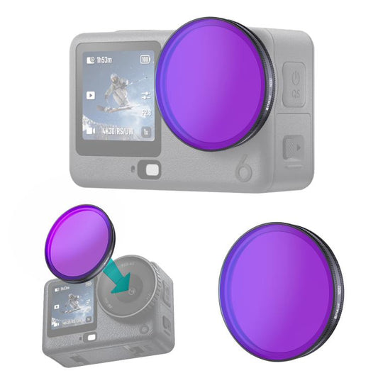 For DJI Osmo Action 6 PULUZ Action Camera ND32 Lens Filter, ND32