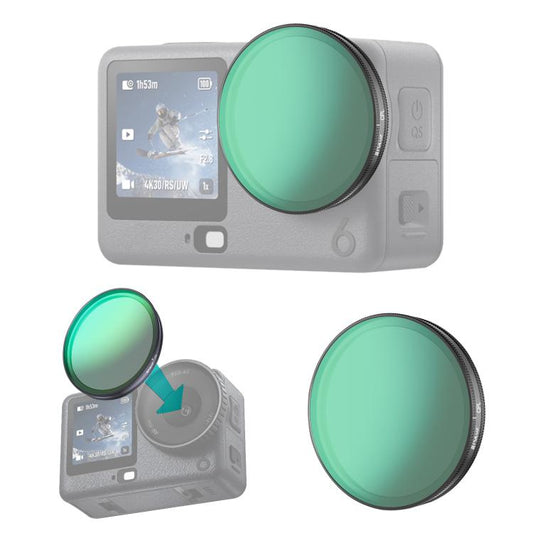 For DJI Osmo Action 6 PULUZ Action Camera CPL Lens Filter, CPL