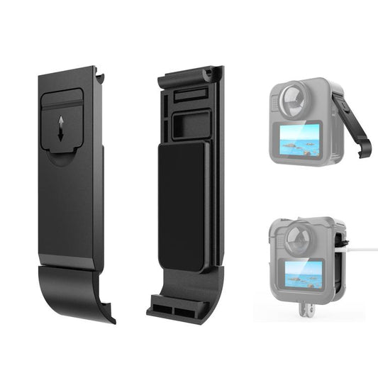 For GoPro MAX2 PULUZ ABS Battery Side Interface Cover, Side Interface Cover