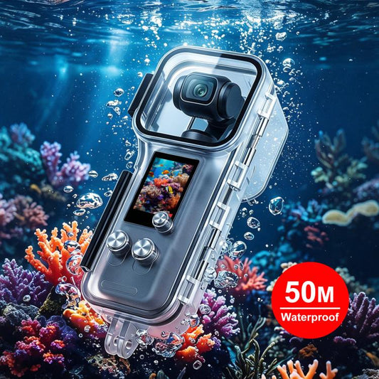 For DJI Osmo Pocket 4 Gimbal Camera 50m Diving Waterproof Case