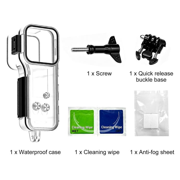 For DJI Osmo Pocket 4 Gimbal Camera 50m Diving Waterproof Case, For DJI Osmo Pocket 4