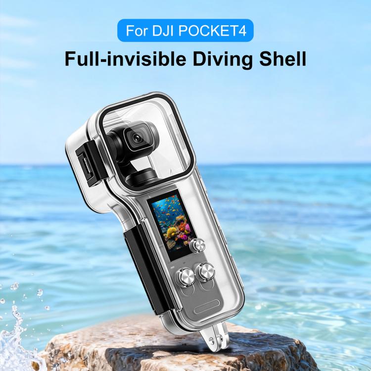 For DJI Osmo Pocket 4 Gimbal Camera 50m Diving Waterproof Case, For DJI Osmo Pocket 4
