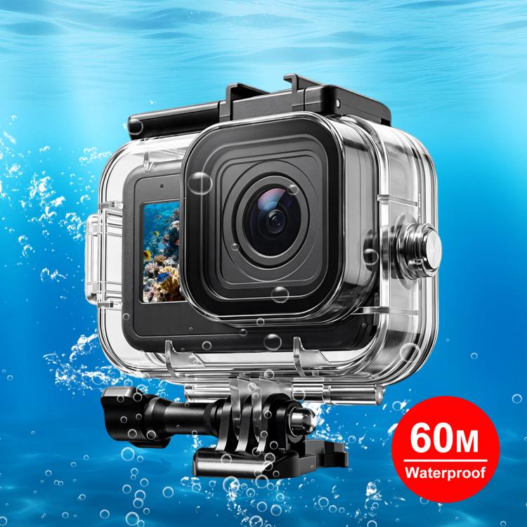 For GoPro MISSION 1 / 1 PRO PULUZ 60m Waterproof Housing Diving Protective Case with Anti-fog Sheets, For GoPro MISSION 1 / 1 PRO