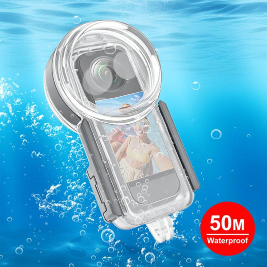 For Insta360 X5 PULUZ 50m Waterproof Sealed Diving Case, Youth Edition, Waterproof Diving Case, Youth Edition