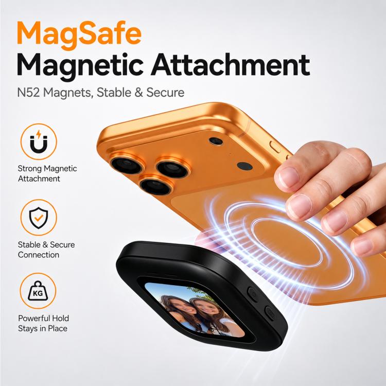 PULUZ Magnetic Phone Vlog Selfie Monitor Screen