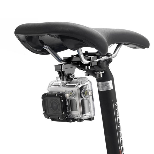 PULUZ Aluminium Alloy Bike Seat Cushion Mount for for GoPro, Insta360, DJI and Other Action Cameras, Seat Mount