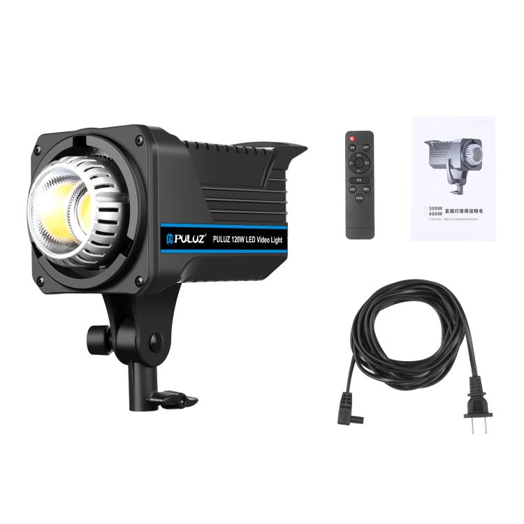 PULUZ 220V 120W Studio Video Light Dual Color Temperature Built-in Dissipate Heat System with Remote Control, 120W 2700K-6500K US Plug, 120W 2700K-6500K EU Plug, 120W 2700K-6500K UK Plug